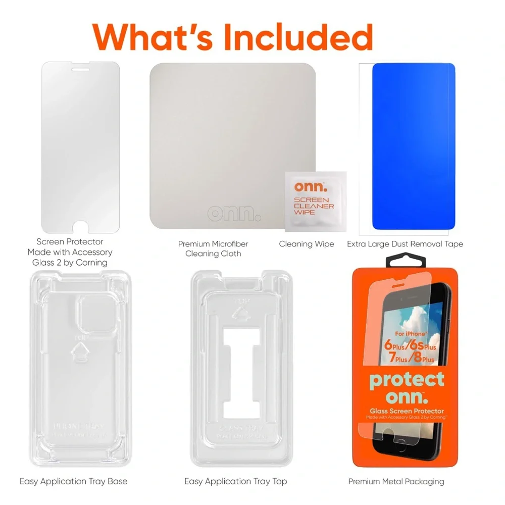 Class Screen Protector for iPhone 6plus/6S plus/ 7plus/ 8 plus.